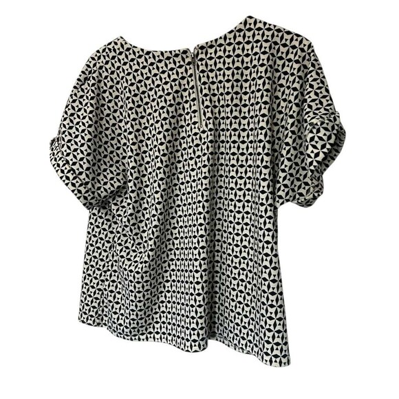 MELLODAY Size XL Women’s Printed Blouse - Picture 4 of 4